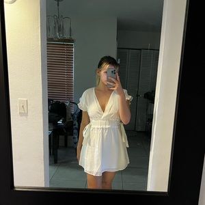 Zara mini white dress